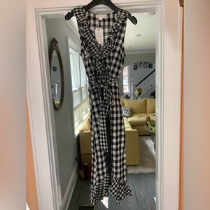 Brand new black and whit checkered dress with tags.